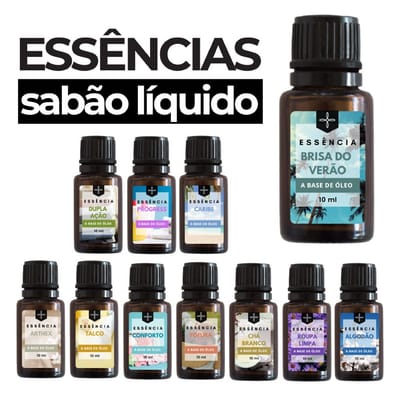 Essência para Sabão Líquido e Amaciante 10ml