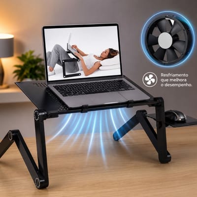Suporte articulado para laptop, mesa portátil