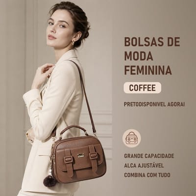 Bolsa Feminina com Alça Lateral Transversal