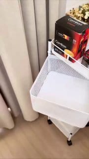 Carrinho organizador de metal