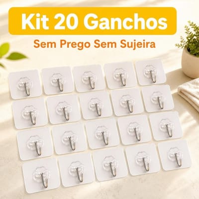 20 Gancho De Parede Forte Transparente Com Ventosa Para Cozinha / Banheiro Multiuso Gancho Porta Não-Amarcaing Em stock