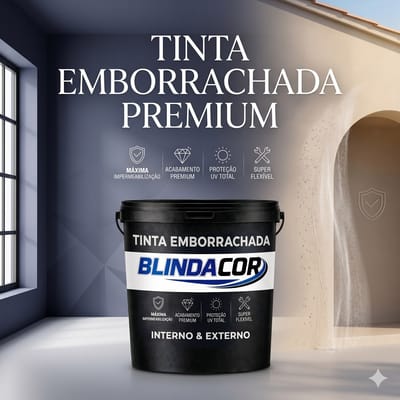 Borracha Líquida 18kg Tinta Emborrachada Blinda Parede Telha Laje Impermeabilizante Liquido