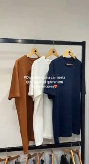 Camiseta Oversized Texturizada Masculina