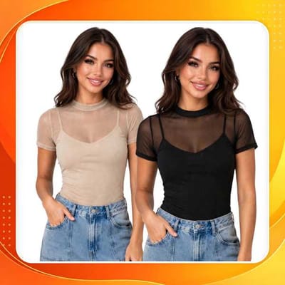 BLUSA TRANSPARECIA TULE BLOGUEIRA TENDÊNCIA BLUSA PREMIUM LUXO GRINGA 2026