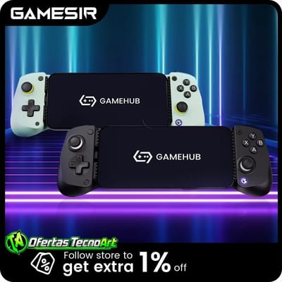 Controle Gamepad GameSir X5 Lite USB-C Android iPhone 15/16 Mobile Hall Effect