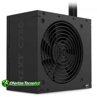 Fonte NZXT C750 Bronze, 750W, 80 Plus Bronze, PFC Ativo, ATX 3.1, Preto, PA-7B3BB-US