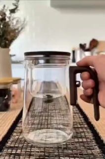 Bule Pequena De Chá Com Filtro Magnético E Separação Automática