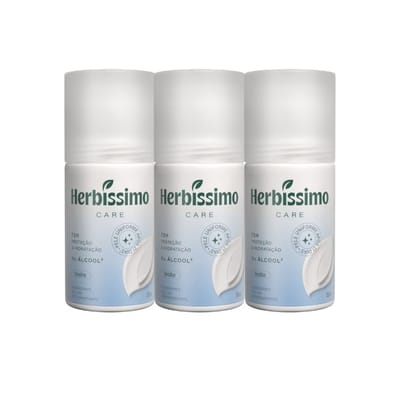 Desodorante Roll-On Herbíssimo Care Sensitive 50ml (3 uds)