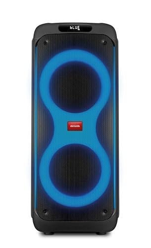 Caixa de Som Party Box Aiwa Bluetooth com Luzes Multicores