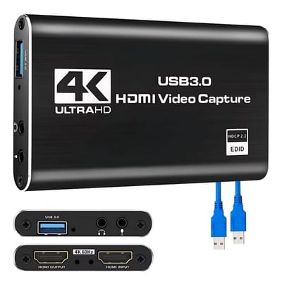 Placa Captura Video 4k Hdmi Usb 3.0