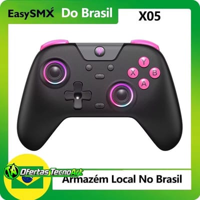 Controle sem fio EasySMX X05 com efeito Hall