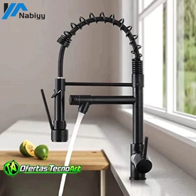 Torneira De Cozinha Gourmet Com Extensor De Spray