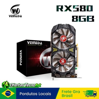 Placa de Vídeo RX 580 8GB Veineda