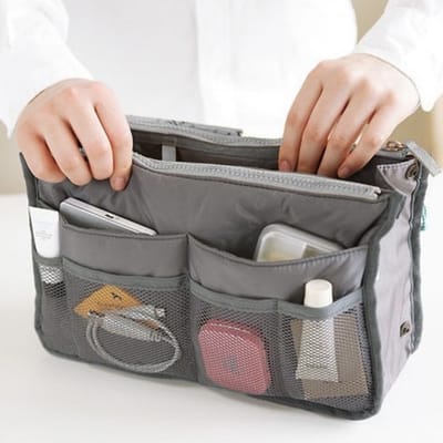 Necessaire Viagem Estilo Kpop com Divisórias