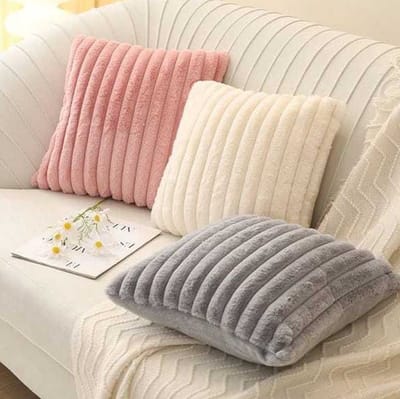 Kit 2 Capas de Almofada Pelucia Wave Soft 45x45cm