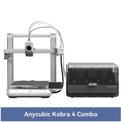 Impressora 3D Anycubic Kobra 4 Combo até 8 cores 600mm/s