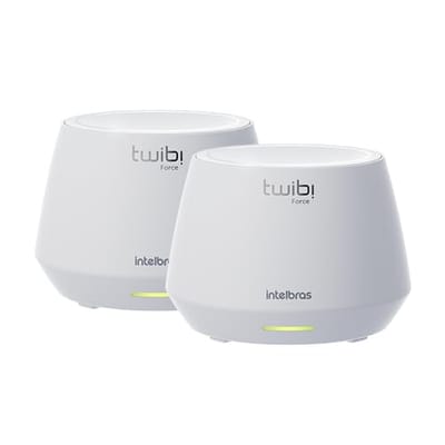 Roteador Wi-Fi 6 Twibi Force AX Branco Intelbras