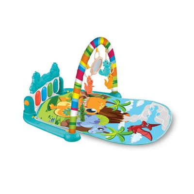 Tapete de Atividades Para Bebê Piano Funny Dino