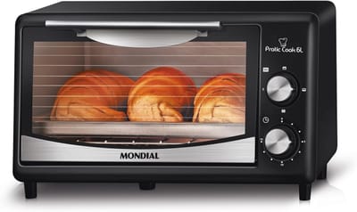 Forno Mondial Pratic Cook 6L 650W Preto