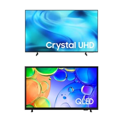 Combo Samsung TV 58" 4K + TV 43" QLED Full HD
