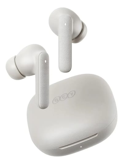 Fone QCY Buds T43 Bluetooth 5.3 ENC IPX4 Branco
