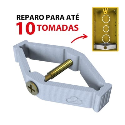 Kit Reparo Salva Abas Tomadas Caixinha Luz 4x2
