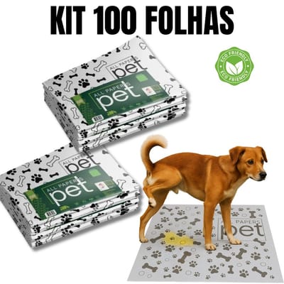 Kit Jornal Pet Higiênico 50 a 200 Folhas Biodegradável