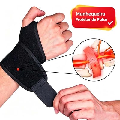 Munhequeira De Compressão Ajustável