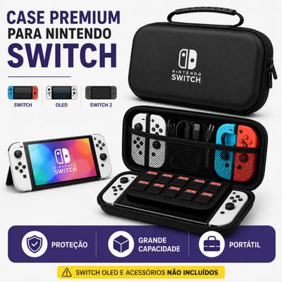 Estojo Case em EVA para Nintendo Switch