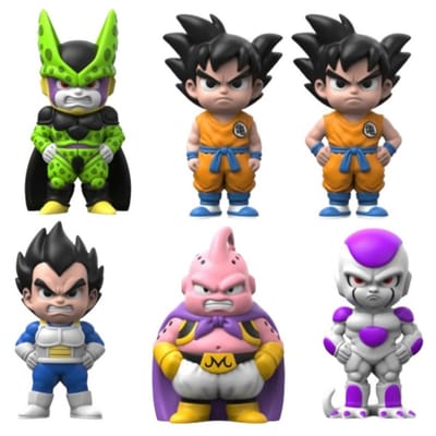 Bonecos Dragon Ball Mini Action Figure Goku Vegeta Freeza