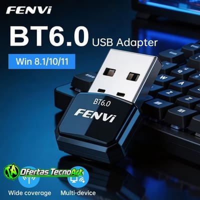 4x Adaptador USB Bluetooth 6.0 FENVI para PC