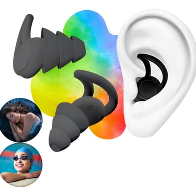 Kit Protetor Auricular Silicone Antirruído