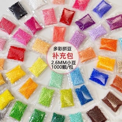 1000 Pcs Miçangas Perler Beads 2.6mm Pixel Art DIY