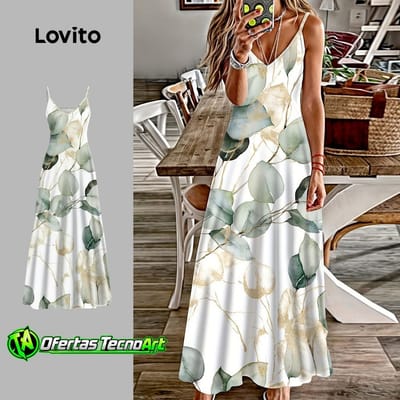 Vestido Casual Feminino Primavera/Verão Lovito