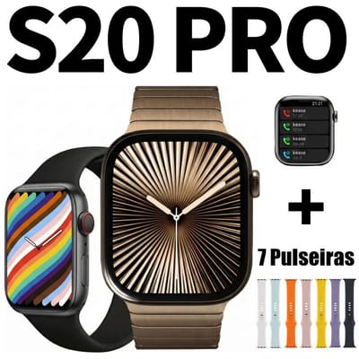 Smart Watch S20 PRO Max Relógio 10 BT Chamada