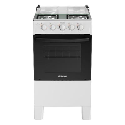 Fogão de Piso Itatiaia 4 Bocas Star Clean New | Acendimento Manual, Branco - (Shopee)