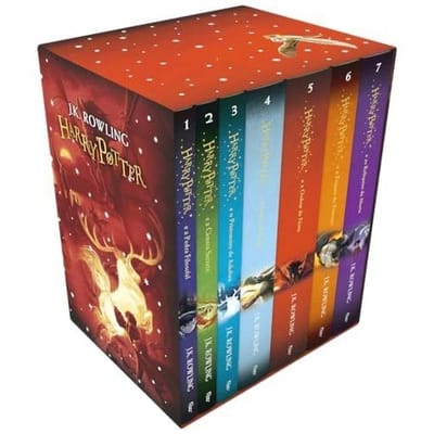 Box Harry Potter vermelho (edição britânica)