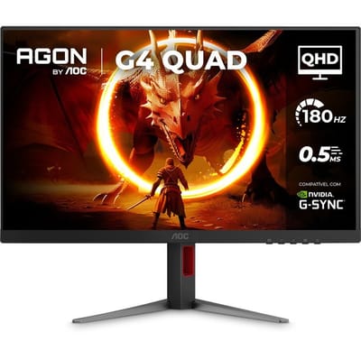 Monitor Gamer AOC AGON QUAD 27 QHD 180Hz 0,5ms IPS