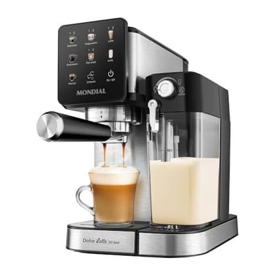 Cafeteira Espresso Automática Mondial Dolce Latte 20 bar 220V