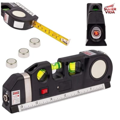Nível Laser Profissional com Trena e Tripé