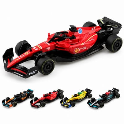 Miniatura F1 de Metal com Fricção