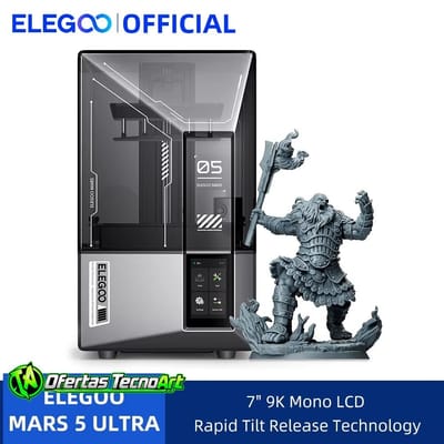 Impressora 3D Resina Elegoo Mars 5 Ultra 9K