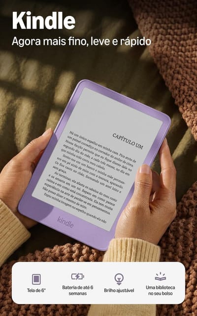 Amazon Kindle 16GB 6 polegadas Roxo
