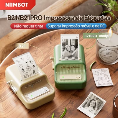 Impressora Portátil de Etiquetas Niimbot B21/B1/B21Pro/B2
