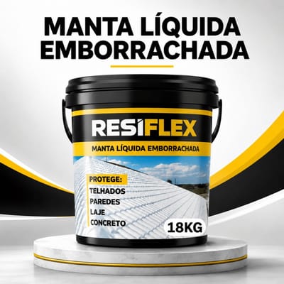 Manta Líquida Impermeabilizante Emborrachada 18kg