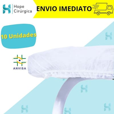 Kit Lençóis Descartável TNT Branco 2,00x0,90
