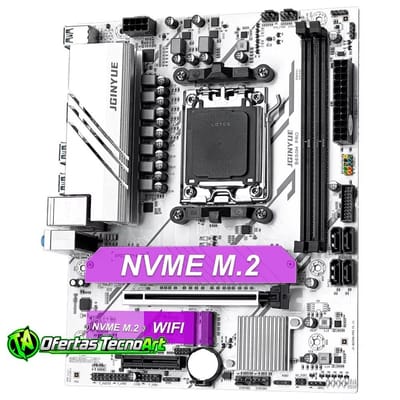 Placa Mãe B650M PRO Jginyue AM5 DDR5 White