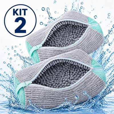 Kit 2 Sacos para Lavar Tênis na Máquina