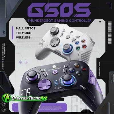 Controle Thunderobot G50S sem fio com Hall Effect