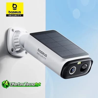 Câmera Baseus Security S1 Lite Câmera de segurança com painel solar 2K, Wi-Fi FOV IP67